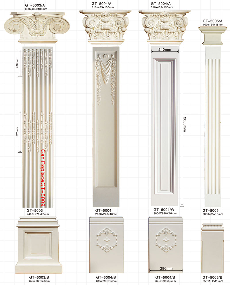  decorative pillars