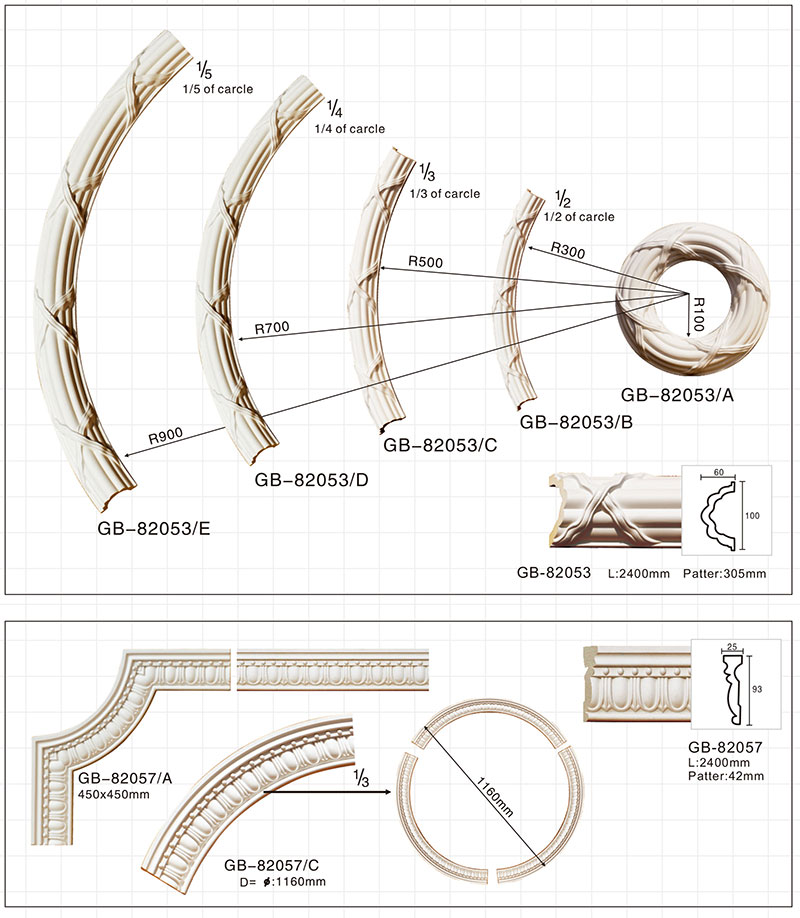 corner molding set