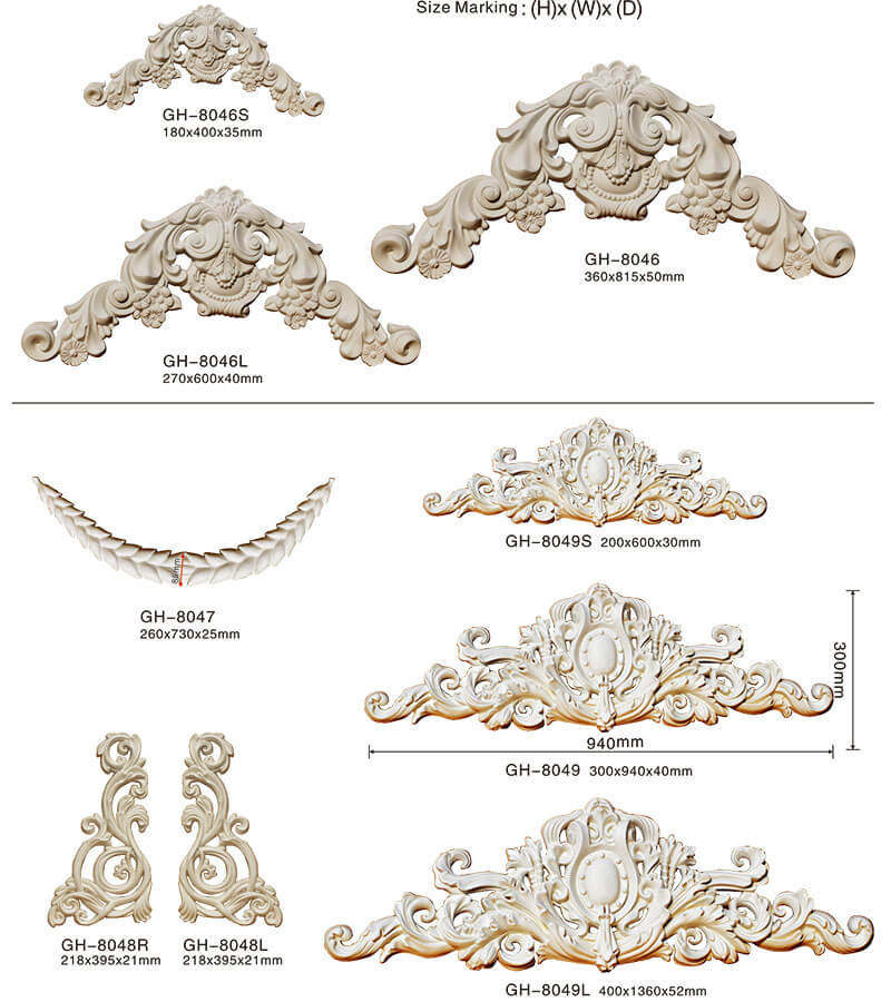  Furniture Appliques