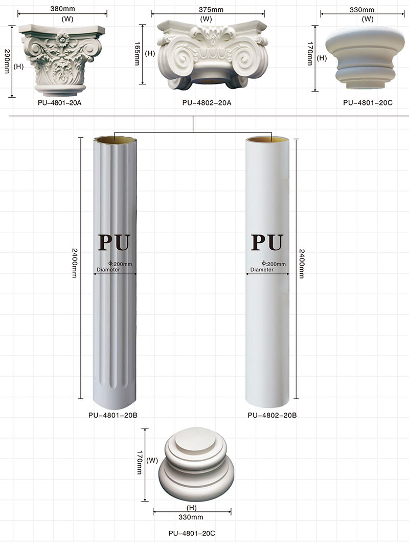  round Columns